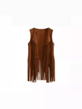 The Same Day, The New Tumaco Coat Lady Deer-Skinless Long Vest Open