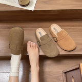 Women's Birken Shoes Lefor Shoes Single Shoes Soft Soles Small Shoes Autumn Winter Sen Line Retro Women's