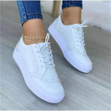 2025 Spring And Summer New Lace Single Shoes Comfortable Casual Women's Shoes Round Head Flat Solid Single Shoes