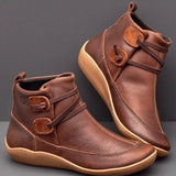 Women's Shoes British Style Shoes Martin Boots Women's Fashion Pure Color Short Boots Casual Large Size Women's