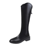 Cowboy Boots Children But Knee Boots Autumn And Winter New Thin Long-Term Martin Boots High Boots Knight