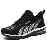 Women's Shoes 2025 Spring New Hollow Single Network Air-To-Air Air Cushion Damping Light Leisure Sports