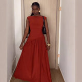 2025 New Women's Folded Commuting Skirt Fashion