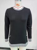 Zingj / Winter 2023 New Round Collar Color Pocket Long Sleeve Loose Jacket-Outfit