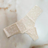 Lady T-Tong Trousers Round Lattice Letter Large-Size Female T-Trousers