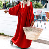 Spot 2025 Autumn / Winter New Ladies Solid Color Loose Holiday Wind Cardigan Long