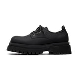 Zingj Men's Shoes 2023 New Black Chef Shoes Low Boot Casual Leather Shoes
