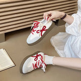 Primer Leather Shoes Women 2025 Autumn Retro Height Leisure Women's Shoes Double Bows Trend