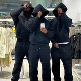 Casual Simple Couple Fashion Hoodie Zipper Jacket Loose Jersey