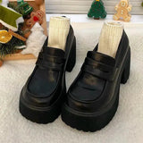 Platform High Heel Loafer