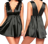 Sex Lingerie Sexy Oil Guang Cloth Strap Lace Side Erotic Dress Erotic