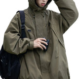 Zingj Spring And Autumn Winter Overalls Hooded Function Trend Brand Thin Coat Jacket