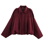 Women's ZA Summer New Shoulder Buckle Waist Bomber Jacket Three-Piece