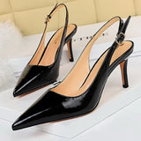 Shoes Patent Leather Woman Pumps Kitten Heels Occupation OL Office Shoes Classic Pumps Plus Size 35-43 Shoes Women