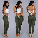 Bullet Pencil Women's Drawstring Lace Casual