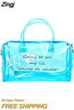 Transparent Waterproof Yoga Gym Bag Outdoor Sports Fitness Handbag Unisex Hiking Yoga Messenger Bag Workout Shoulder