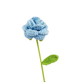 Zingj Woven Rabbit Head Sunflower Sunflower Wool Knitting Flowers Send Bestie Imitation Bouquet Finished