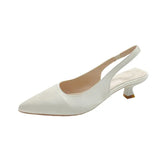Women 2025 New Women's Shoes Summer Korean Version Of The Sharp Head In The Heel Tight-Set Feet Fashion Sandals