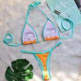 Zingj Style 2023 Web Celebrity Sexy Bikini Quilting Metal