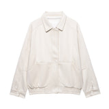 2025 Fashion Clip Velvet Texture Loose Flying Jacket Women