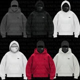 Double Hat Unique Design Hooded Hooded Jacket Autumn And Winter New Men's And Women's Same Loose Y2K