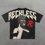 Y2K Harajuku Style T-Shirt Men's Hip-Hop Graphic Printing Cotton Punk