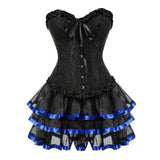 Court-Sleaf-Sleaf-Sedosom Set Rules Lotus Leaf Lace-Lace-Up