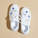 Wind Star Little White Shoes Women 2025 Autumn New High-Value Leisure Sports Shoes Fashion Trend Skate