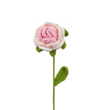 Zingj Woven Rabbit Head Sunflower Sunflower Wool Knitting Flowers Send Bestie Imitation Bouquet Finished