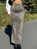 Women's Clothing 2024 Autumn And Winter New Fashion Personality Trend With Leopard Print High-Rise