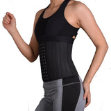 Steel Bones Summer Breathable Mesh Latex Bodywear Waist Trainer Postpartum