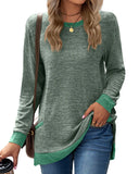 Zingj / Winter 2023 New Round Collar Color Pocket Long Sleeve Loose Jacket-Outfit