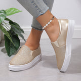 Autumn New Large-Size Women's Shoes Single Shoes Flat Shoes One Foot Casual Women's