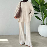 Women's Knit Dresses In Fall 2025 New Casual Fashion Pants Set For