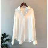 Denatry Shirt Female Design Sense Of Niche 2025 Spring And Summer Sunscreen Feeling Retro Port Taste Shirt