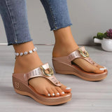 Women's Shoes 2025 Summer New Beach Clip Slope And Cool Slippers Women's Women's