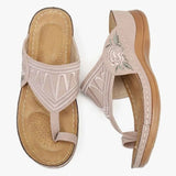Women's Fish Mouth Heel Shoes Large Size Women's Shoes Embroidered Slippers Women's