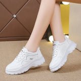The Casual Shoes Women 2025 Autumn New Round Head Low Help In Korean Version Of The Student Small Old Father
