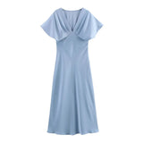 Women's Explosive Temperament Fashion Silk And Silk Texture Of The Flute