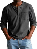 Men's Autumn And Winter Round Collar Long-Sleeved T-Shirts For Body-To-Body Breathable Sleeves Of The Jacket -