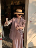 Xixi 2025 Spring New Temperament Long-Sleeved Small Suit Jacket Loose Casual Suit Tide