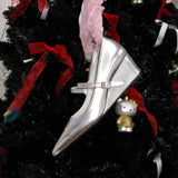 Silver Slope With Shallow Mouth With Single Shoes 2025 Spring And Summer New High Heel Patent Leather Mary Jane Women