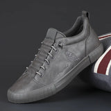 The Autumn Of 2025, The New Low-Help Casual Leather Shoes Lazy Shoes Are Tight And The Embroidered Men's Men's Shoes Are Korean Men's