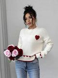 And Winter New Pure Couple Love Sweater Women Loose Collar Knitted