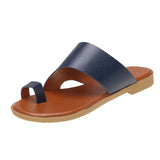 Summer Cool Slippers Women's Large-Size Coated Toes Wearing Casual Beach