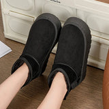 Boots Women Thicken 2025 Winter New Thick Bottom Anti-Slip Warm Cotton Boots Skins One Short