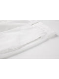 Hollow Ripped Hole High Waist Jeans For Women Summer 2023 Korean Ins Style White Loose Casual Ladies Wide Leg Denim