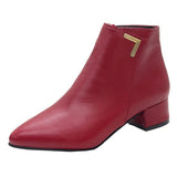 Boots Women's Slippery 2025 New Martin Boots Tips Thick And Internal Height Locomotive Boots In Good