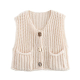 Women's Explosive Coarse Knitted Vest
