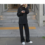 Women Sweater Two Piece Knitted Pants Sets Slim Tracksuit Spring Autumn Fashion Sweatshirts Sporting Suit